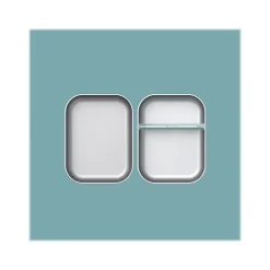 Bentgo MicroSteel Lunch Box, Aqua, 41 oz. (BGSTLCH-AQ)