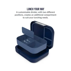 bentgo Modern Lunch Box, Navy, 44 oz. (BGOMDN-N)