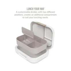 bentgo Modern Lunch Box, White, 44 oz. (BGOMDN-W)