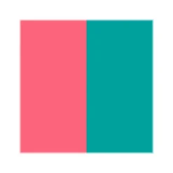 bentgo Pop Lunch Box, Bright Coral/Teal (BGOPOP-BC)