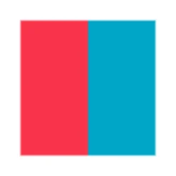 bentgo Pop Lunch Box, Flame Red/Turquoise (BGOPOP-FL)