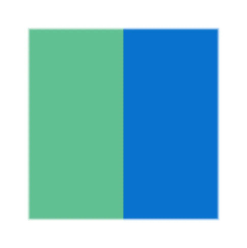 bentgo Pop Lunch Box, Spring Green/Blue (BGOPOP-SG)