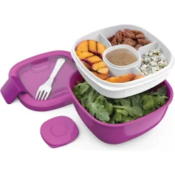 bentgo Salad Container, Purple, 54 oz. (BGOSAL-P)