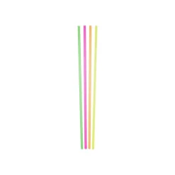 Berkley Square Neon Assorted Colors Stirrer Straws, 1000/Pack (1241202)