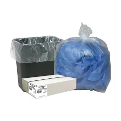 Berry Global Classic 16 Gallon Industrial Trash Bag, 24" x 31", Low Density, 0.6mil, Clear, 500 Bags/Box (WEBBC33-538926)