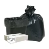Berry Global Classic 16 Gallon Industrial Trash Bag, 24" x 33", Low Density, 0.6mil, Black, 500 Bags/Box (WEBB33-790154)