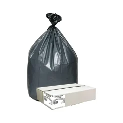 Berry Global Platinum Plus 33 Gallon Industrial Trash Bag, 33" x 40", Low Density, 1.35mil, Black, 50 Bags/Box (PLA3350)