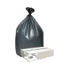 Berry Global Platinum Plus 60 Gallon Industrial Trash Bag, 39" x 56", Low Density, 1.55mil, Black, 25 Bags/Box (PLA5525)