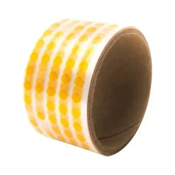 Bertech Masking Disks, 0.25"Dia, Amber, 500/Roll (PPD-1/4)