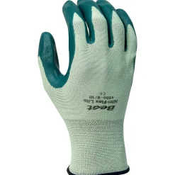 Best Manufacturing Company Green Breathable 12/Case Flex Lite Gloves, L
