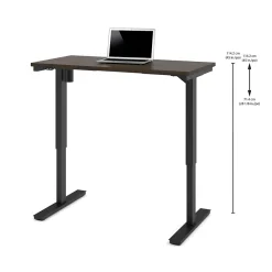 Bestar 28 - 45'' Electric Height Adjustable Table, Dark Chocolate (65857-79)