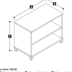 Bestar® Pro-Linea 28" Laminate 2-Shelf Bookcase, White (120160-1117)