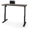 Bestar Universel 60"W Electric Height Adjustable Desk, Antigua (65867-52)