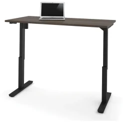 Bestar Universel 60"W Electric Height Adjustable Desk, Antigua (65867-52)