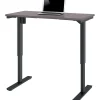 Bestar Universel 48"W Electric Height-Adjustable Desk, Slate (65857-59)