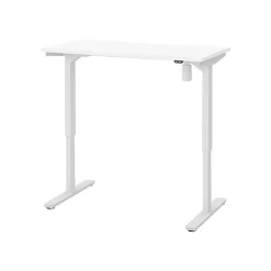 Bestar Universel 48"W Electric Height Adjustable Desk, White (65836-17)