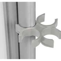 Best-Rite D.O.C. Porcelain Mobile Dry-Erase Whiteboard, Anodized Aluminum Frame, 6' x 6' (661AG-DD)