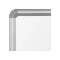 Best-Rite Magne-Rite Steel Dry-Erase Whiteboard, Anodized Aluminum Frame, 4' x 4' (219PD)