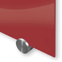 Best-Rite Visionary Colors Magnetic Glass Dry Erase Whiteboard 47.24" x 94.49" Red (83846-Red)