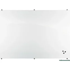 Best-Rite Visionary Glass Dry-Erase Whiteboard, 6' x 4' (83845)