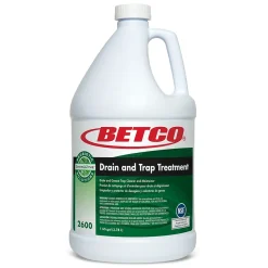 Betco Probiotic Solutions Drain and Trap Treatment, Ocean Scent, 1 gal Bottle, 4/Carton (BET26000400)