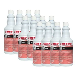 Betco Stix Toilet Bowl Cleaner, Cherry/Almond Scent, 32 oz., 12 Bottles/Carton (761200)