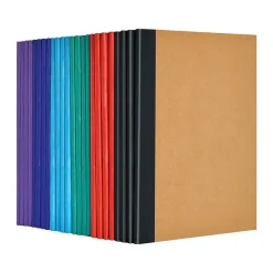 Better Office Customizable Notebook, 4.13" x 5.5", 24 Sheets, Kraft, 24/Pack (25040-24PK)