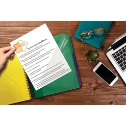 Better Office 24-Pocket Poly Project Folder, Multicolor, 2/Pack (36902-2PK)