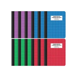 Better Office 1-Subject Composition Notebooks, 7.5" x 9.75", Graph Ruled, 80 Sheets, 12/Pack (25612-12PK)