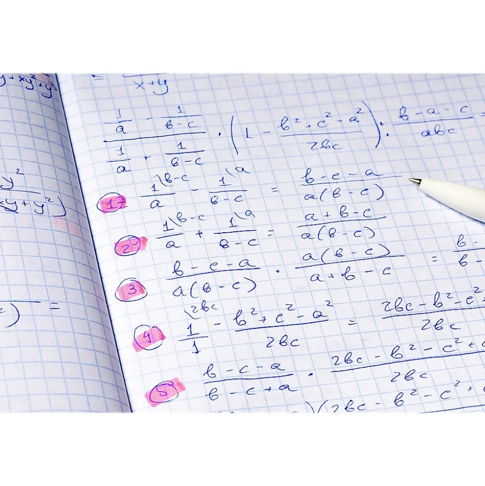 Better Office 1-Subject Composition Notebooks, 7.5" x 9.75", Graph Ruled, 80 Sheets, 12/Pack (25612-12PK)