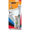 BIC 4 Color Retractable 3+1 Ballpoint Pen and Mechanical Pencil, Medium Point (MMLP1AST)