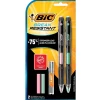 BIC Break-Resistant Mechanical Pencils with Erasers, 0.7mm, #2 Medium Lead, 2/Pack (MV7PRP2-BLK)