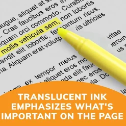 BIC Brite Liner Stick Highlighters, Chisel Tip, Assorted Colors, Dozen (BL11-AST)