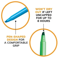 BIC Brite Liner Stick Highlighter, Chisel Tip, Assorted, 24/Pack (BL241AST)