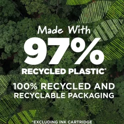 BIC Ecolutions Round Stic Ballpoint Pens, Medium Point, Blue Ink, 50/Pack (GSME509-BLU)