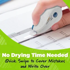 BIC Ecolutions Wite-Out Brand Correction Tape, White, 10/Pack (WOET10-WHI)