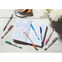 BIC Gel-ocity Stic Gel Pens, Medium Point, 0.7 mm, Assorted Colors, 14/Pack (RGSMP14-AST)