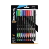 BIC Intensity Fineliner Felt Pens, Fine Point, Assorted Inks, 10/Pack (FPINFAP10-AST)