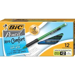 BIC Matic Grip Mechanical Pencil, 0.7mm, #2 Hard Lead, Dozen (40473/MPG11)