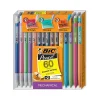 BIC Mechanical Pencils, Assorted Sizes, #2 Lead, 60/Pack (WX7TG026-BLK)