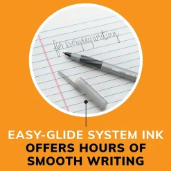 BIC Round Stic Grip Xtra Comfort Ballpoint Pen, Medium Point, Blue Ink, 24/Box, 6 Boxes/Pack (GSMG144E-BLU)