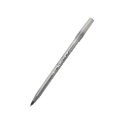 BIC Round Stic Xtra Life Ballpoint Pens, Medium Point, Black Ink, 432/Carton (GSM11BLKCT)