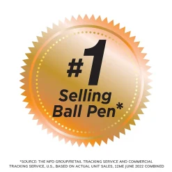 BIC Round Stic Xtra Life Ballpoint Pens, Medium Point, 1.0mm, Blue Ink, 60/Pack (GSM609BE)