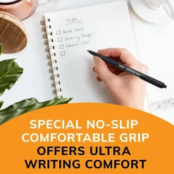 BIC Soft Feel Retractable Ballpoint Pen, Medium Point, 1.0mm, Assorted Ink, 36 Pack (SCSM361-AST)