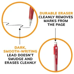 BIC Velocity Mechanical Pencil, 0.9mm, #2 Hard Lead, Dozen (40827/MV11)