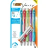 BIC Velocity Mechanical Pencil, 0.9mm, #2 Hard Lead, 5/Pack (MVP51-BLK)