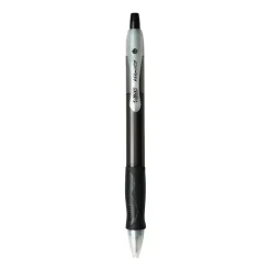BIC Velocity Retractable Ballpoint Pens, Medium Point, Black Ink, Dozen (16264/VLG11)