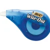 BIC Wite-Out Correction Tape, White, Bulk (WOTAPP1CT)