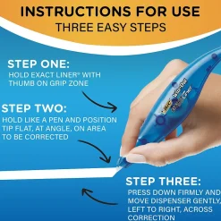 BIC Wite-Out Exact Liner Correction Tape, White, 10/Pack (WOELP10)