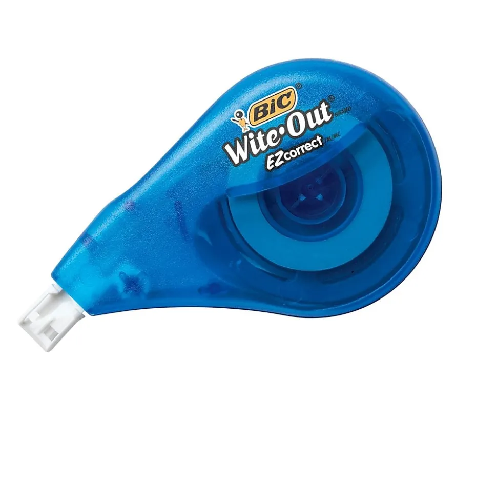BIC Wite-Out EZ Correct Correction Tape, White, 18/Pack, 4 Packs/Carton (50589-CT)
